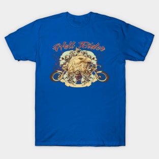 eagle head with skulls poem T-Shirt